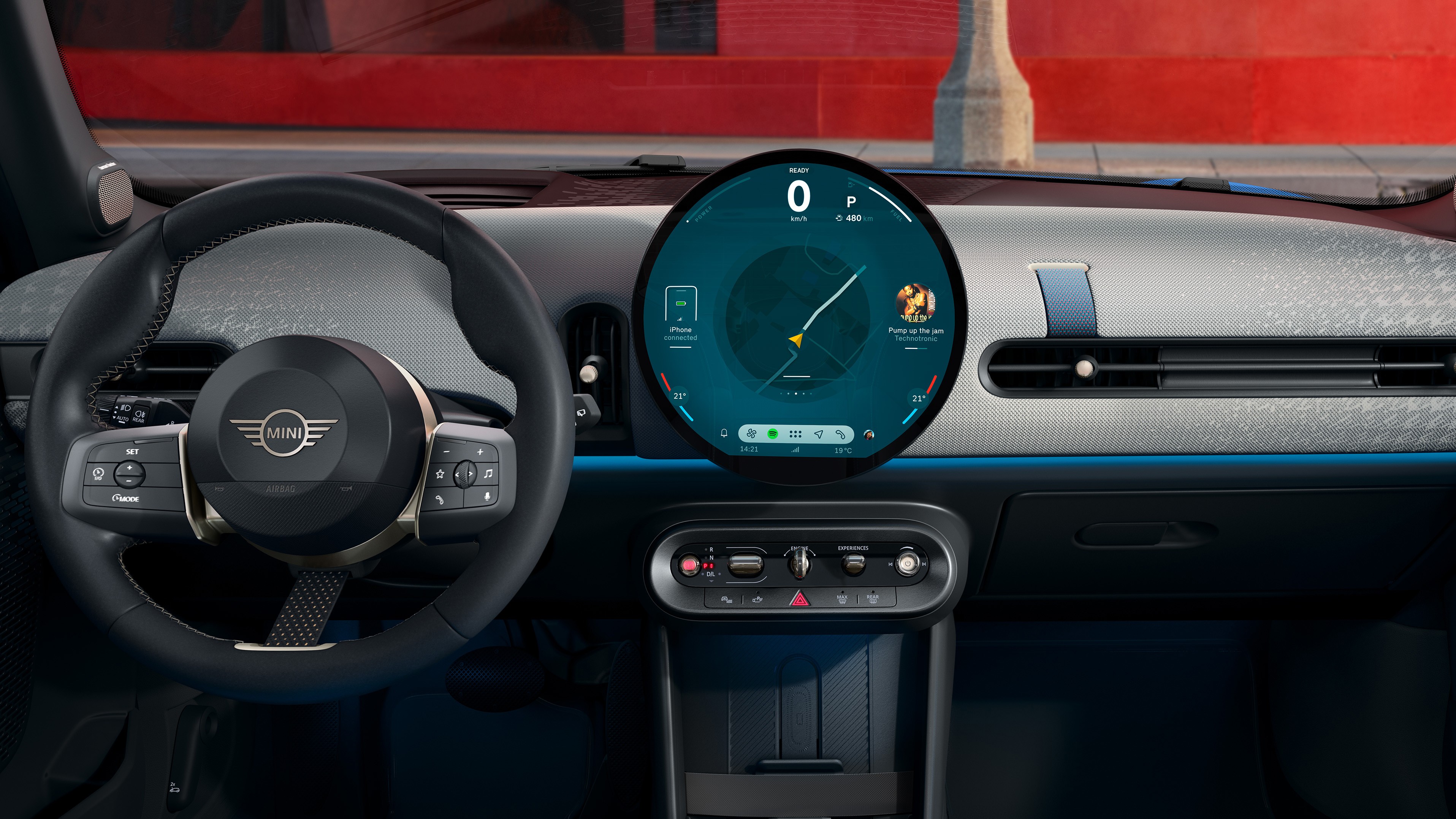 MINI Cooper 5 puertas - interior - galería modos experience -volante